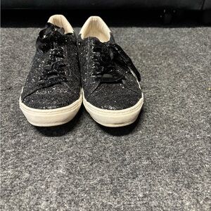 Black Glitter Shoes
